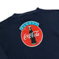 Vintage 1990s Coca Cola Polar Bears Navy Blue Crewneck Sweatshirt - Size XL (Fits Large)