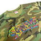 Supreme SS20 Woodland Camo Paint Logo T-Shirt - Size XL