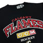 Mid-2000s CCM Calgary Flames Black Crewneck Sweatshirt - Size Large