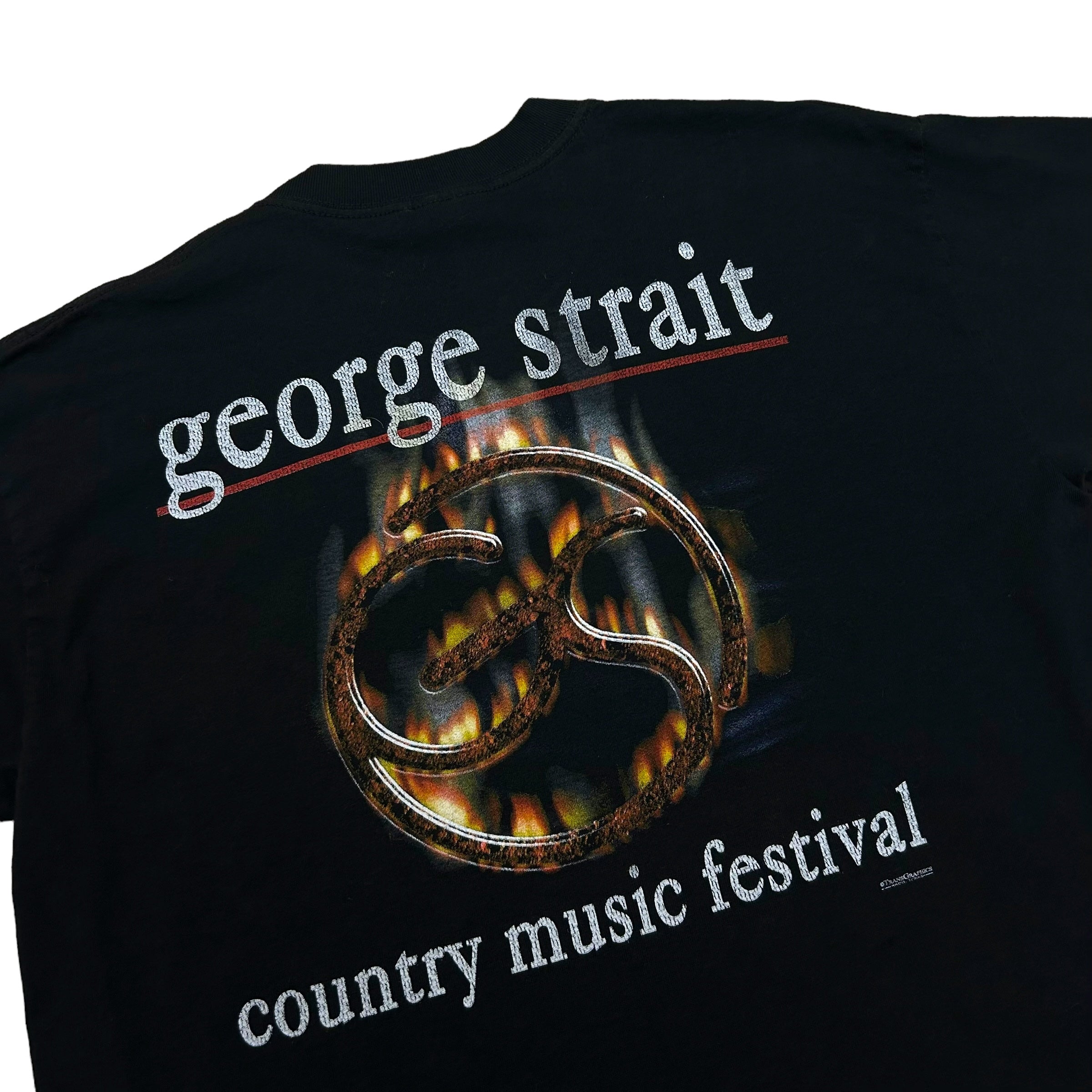 George Strait Country Music Festival Vintage Hanes Tee Shirt Western Gorpcore store XL