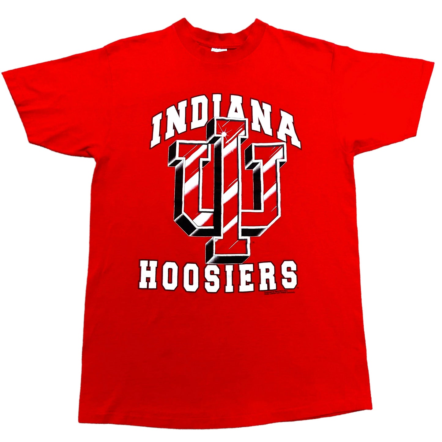 Vintage 1990s Indiana Hoosiers Red Graphic T-Shirt - Size XL (Fits Tall Large)