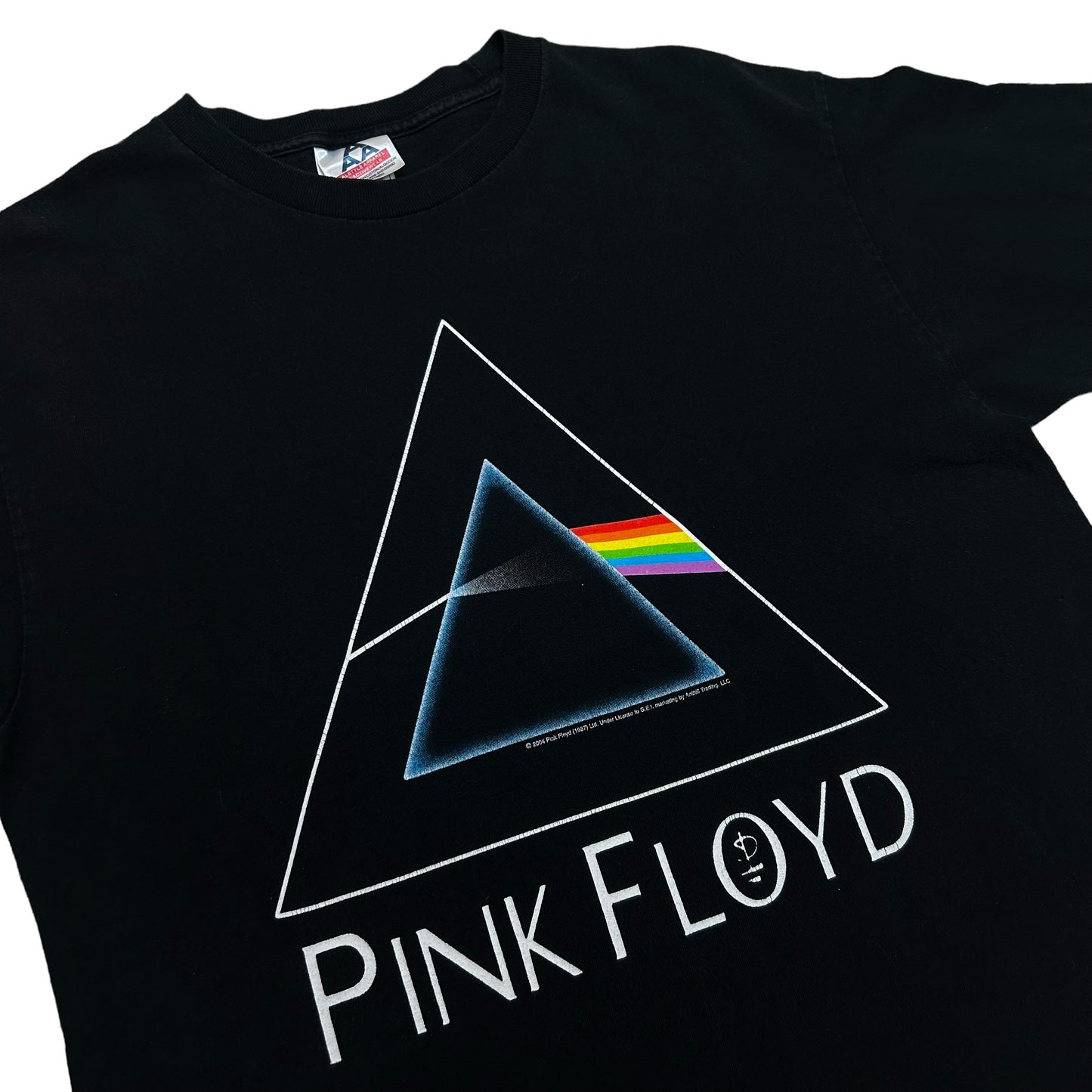 Mid-2000s Pink Floyd “Dark Side Of The Moon” Black Graphic T-Shirt - Size Large