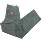 Modern Carhartt Green Loose Fit Carpenter Pants - Size 28” - 30”