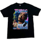 Modern Bootleg Tupac Shakur Black “Rap Tee” Style Graphic T-Shirt - Size XL