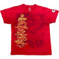 Late 2000s Kansas City Chiefs #25 Jamaal Charles Red Y2K Style Graphic T-Shirt - Size Large