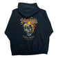 Early 2010s Sturgis, SD Harley Davidson Black Hooded Sweatshirt - Size XL (Fits L/XL)