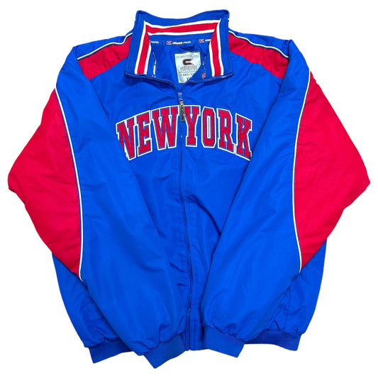 Late 2000s Colosseum Sportswear New York “City Series Edition” Blue/Red Lined Full-Zip Jacket - Size XXL