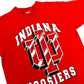 Vintage 1990s Indiana Hoosiers Red Graphic T-Shirt - Size XL (Fits Tall Large)