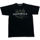 Vintage Y2K Southpole Black Graphic T-Shirt - Size Large (Fits S/M)