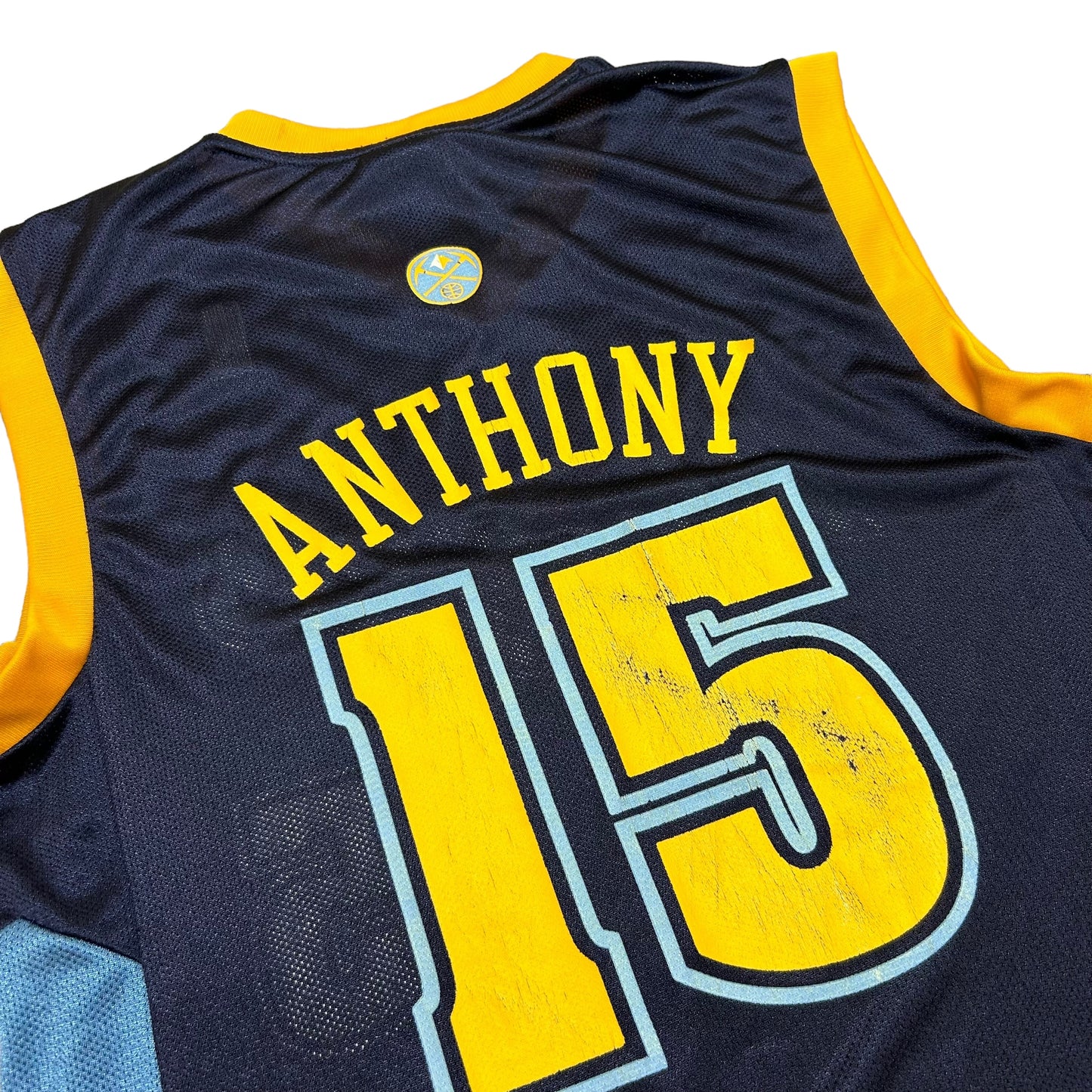 Mid-2000s Denver Nuggets Carmelo Anthony Navy Blue Alternate Jersey - Size Small