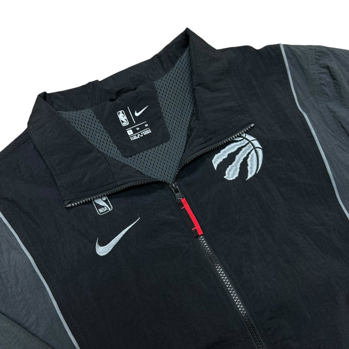 Modern Nike/Toronto Raptors Black Full-Zip Windbreaker Jacket - Size XL