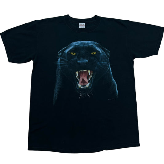 Early 2000s “Human-I-Tees” Black Panther Graphic T-Shirt - Size Large